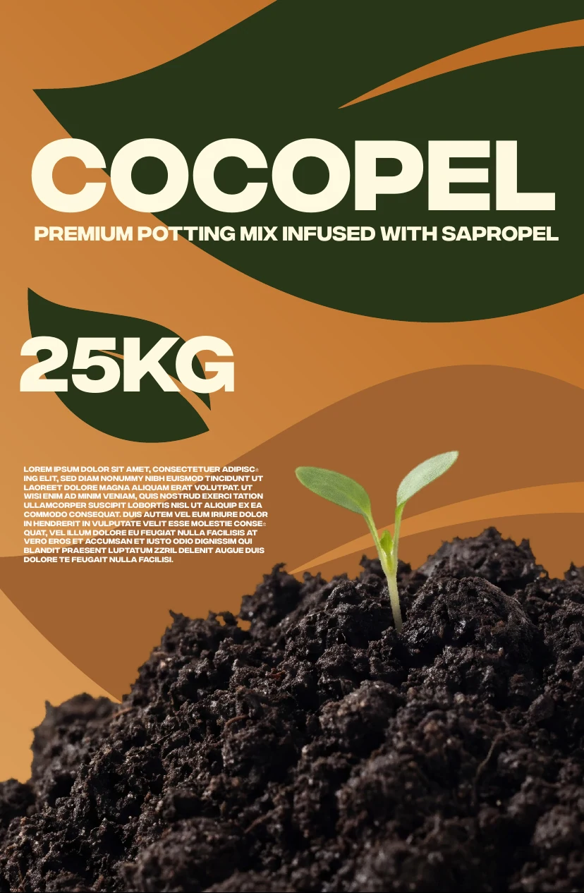 Cocopel 25 kg packaging
